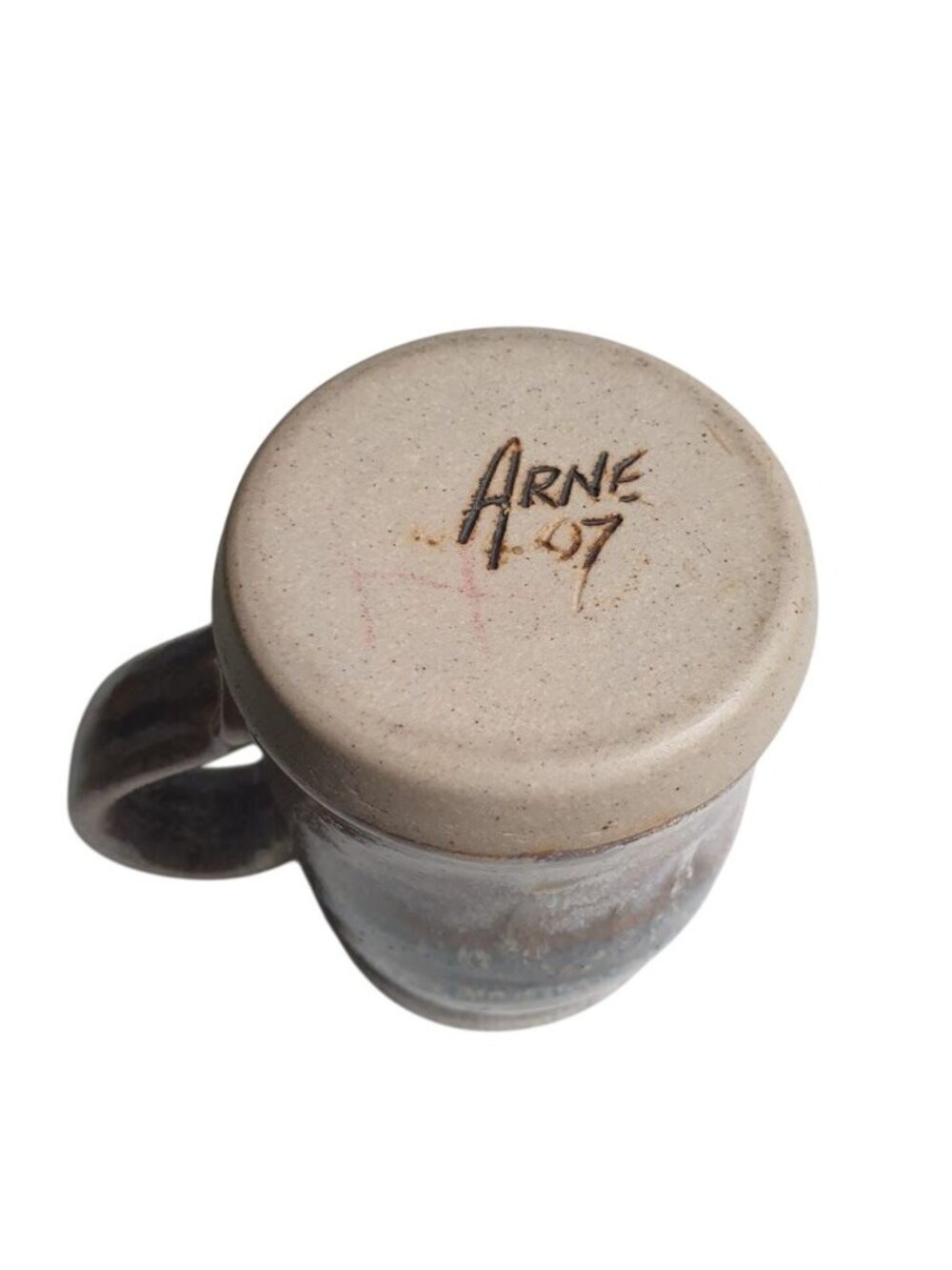 Pinewood Gardens Ceramic Coffee Mug Arne Signed 1997 Handcrafted Glazed Stonewar - Picture 6 of 7